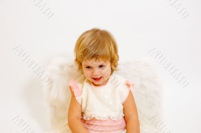 little angel girl