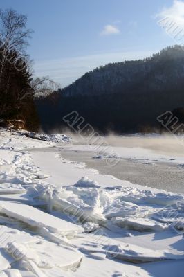 Alatai River in Winter