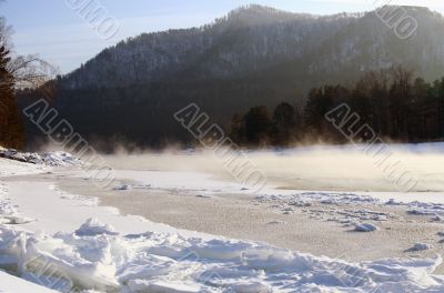 Alatai River in Winter