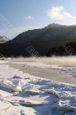 Alatai River in Winter