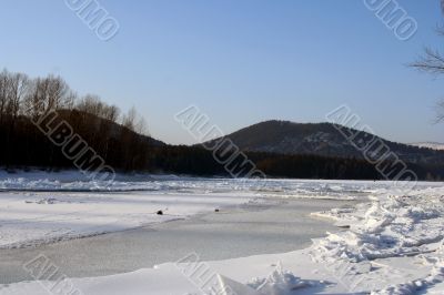 Alatai River in Winter