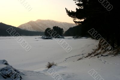 Alatai River in Winter
