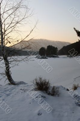 Alatai River in Winter