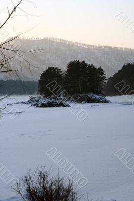 Alatai River in Winter