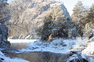 Alatai River in Winter