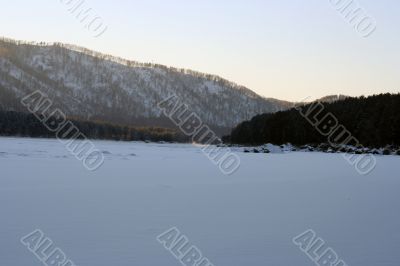 Alatai River in Winter