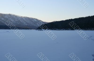 Alatai River in Winter