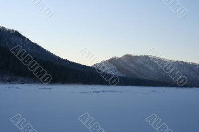 Alatai River in Winter