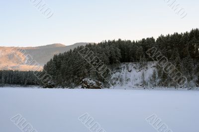Alatai River in Winter