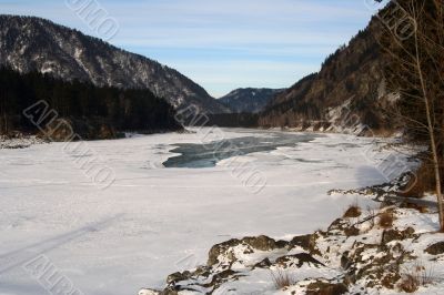 Alatai River in Winter