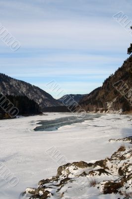 Alatai River in Winter