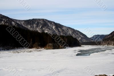 Alatai River in Winter