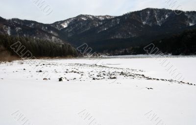 Alatai River in Winter