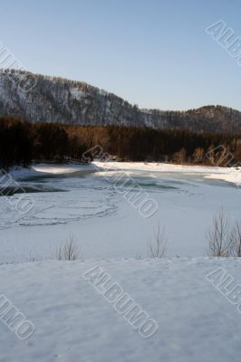 Alatai River in Winter