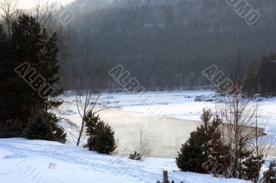 Alatai River in Winter