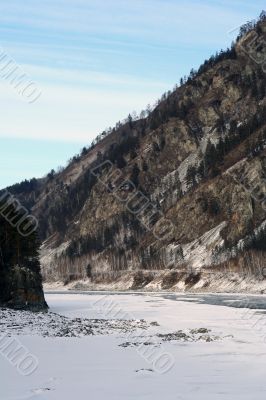 Alatai River in Winter