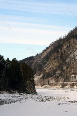 Alatai River in Winter
