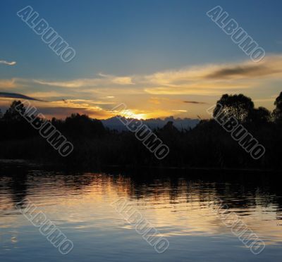 cloudy sunset