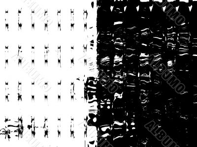 Black and white abstract