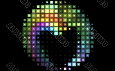 Abstract mafe from small squares