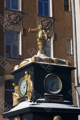 The street clock