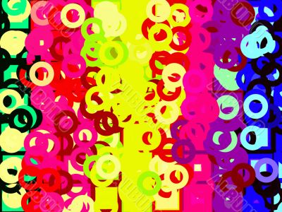 small circles abstract