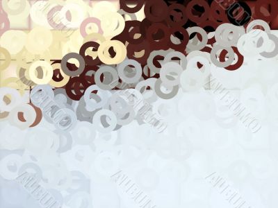 small circles abstract