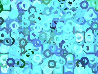 small circles abstract