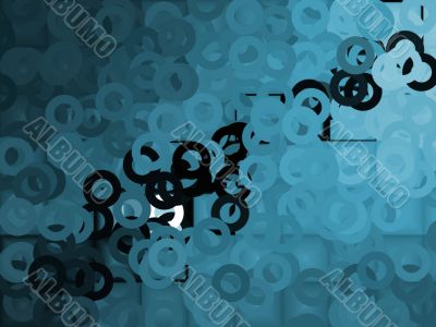 small circles abstract