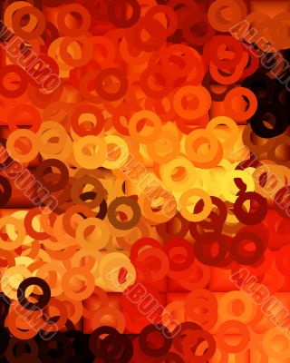 small circles abstract