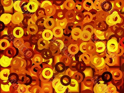 small circles abstract