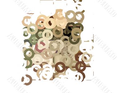 small circles abstract