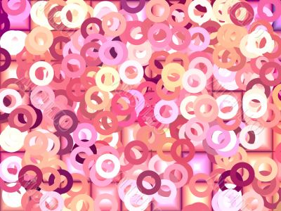 small circles abstract