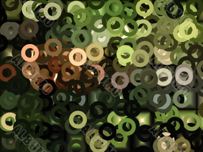 small circles abstract