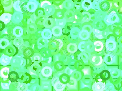 small circles abstract