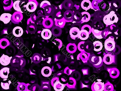 small circles abstract
