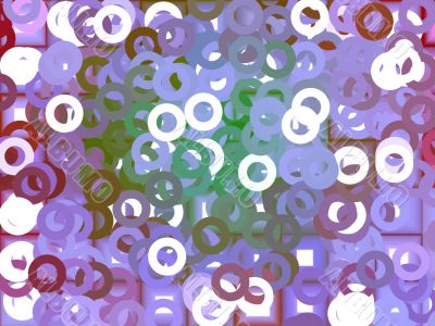 small circles abstract