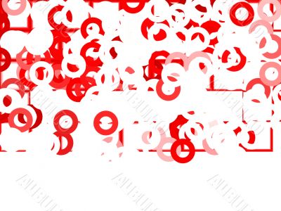 small circles abstract