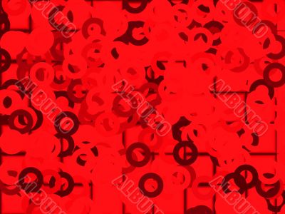 small circles abstract