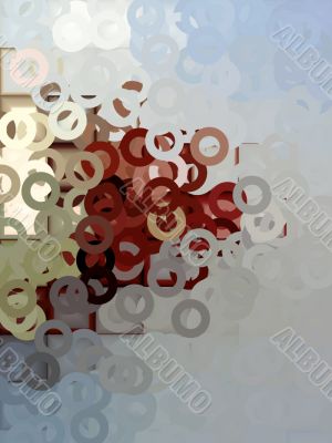small circles abstract