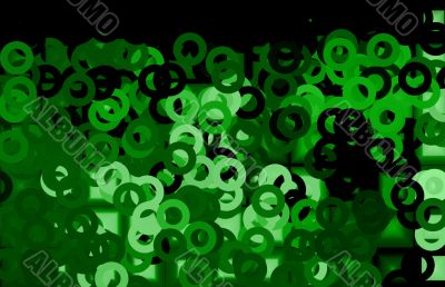 small circles abstract