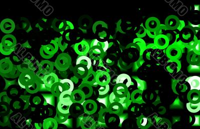 small circles abstract