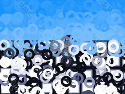 small circles abstract