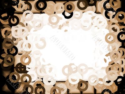 small circles abstract