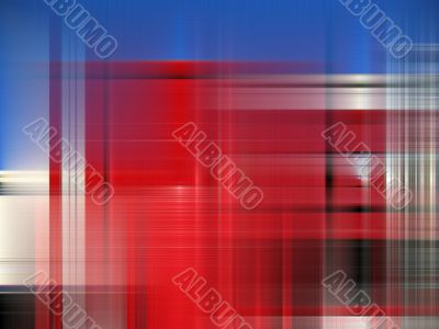 Abstract criss cross