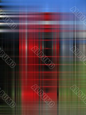Abstract criss cross
