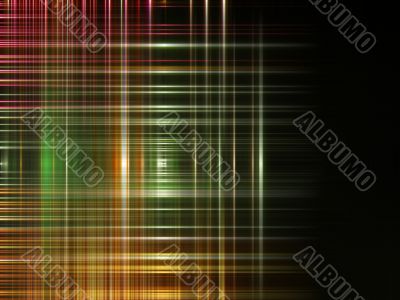 Abstract criss cross