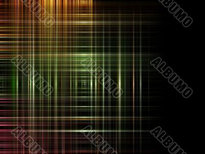Abstract criss cross
