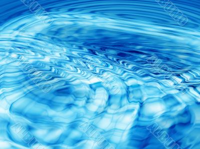 ripples on surface