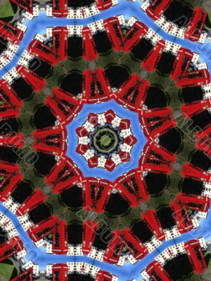 kaleidoscopic abstract background